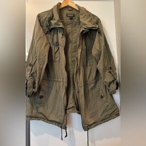 Eddie Bauer women’s Utility military style cotton jacket size XL NWT!